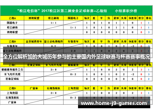 全方位解析加的夫城历年参与的主要国内外足球联赛与杯赛赛事概况